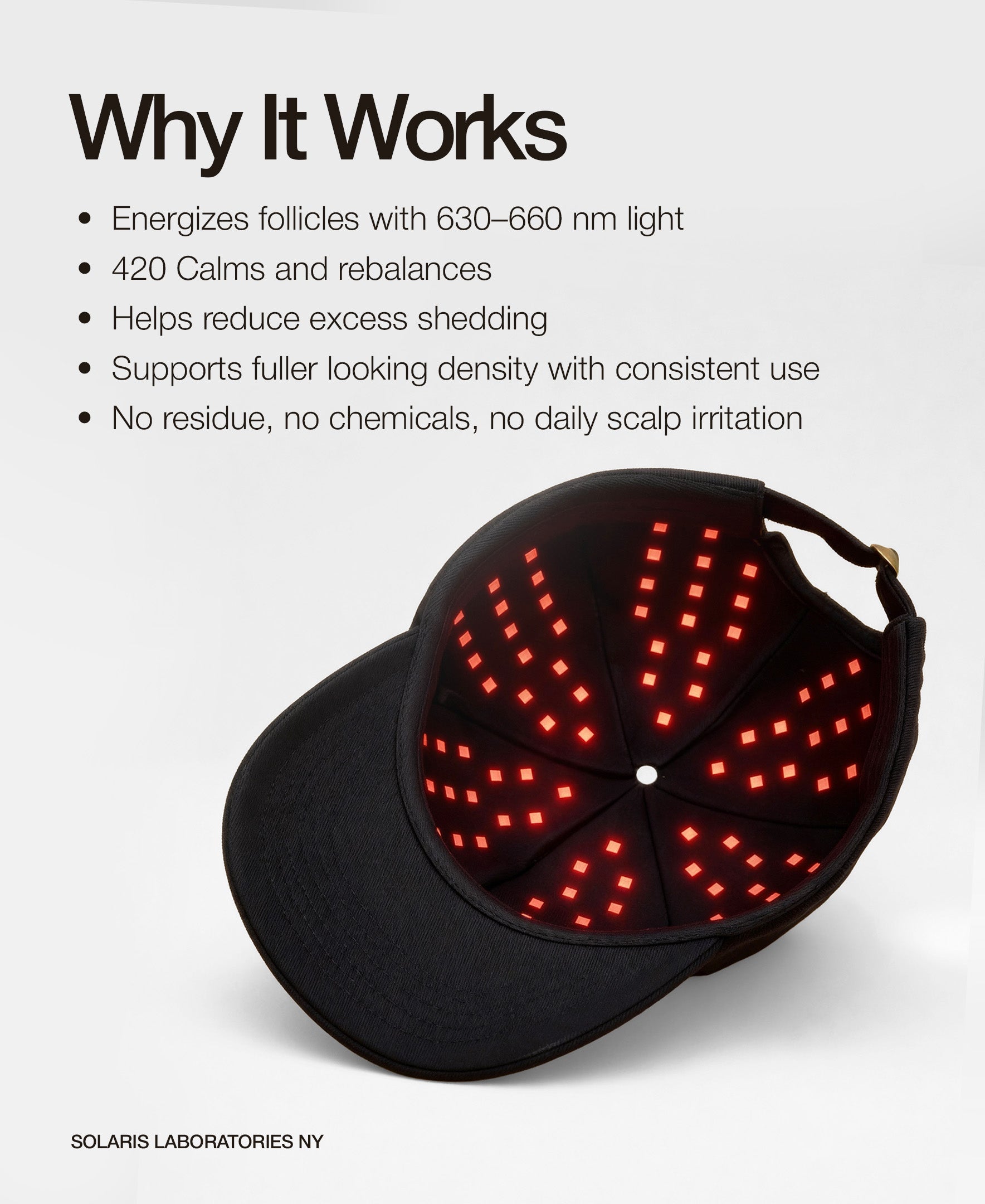LED Hair Growth Hat PRO Supporting Growth